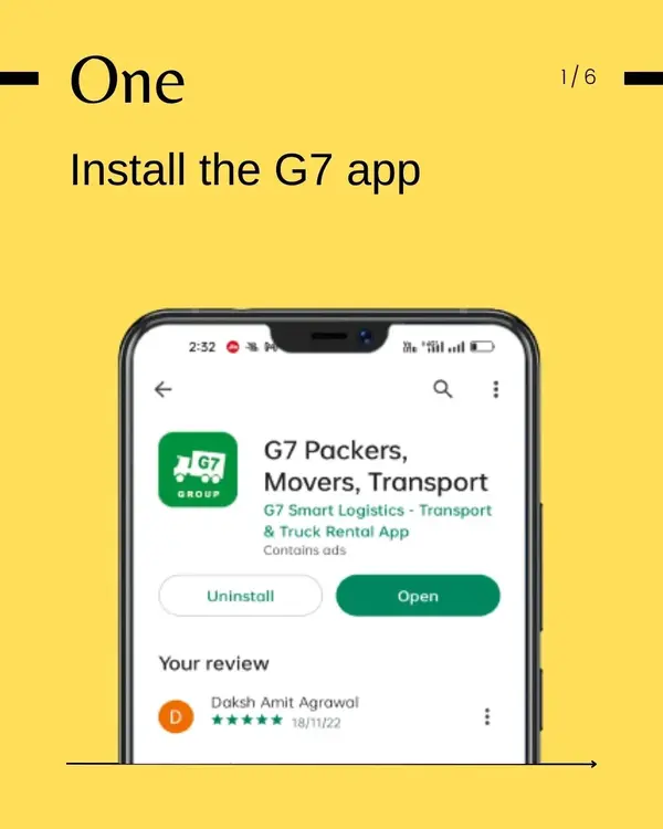 'Mobile Screenshot to dwonload G7 App for Udaipur Moving rent  in with Cabs Booking App G7'