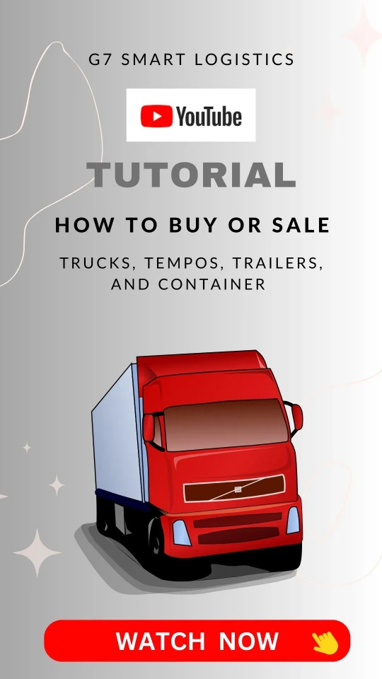 'Red Truck image with tutorial link to Youtube Video How to Buy or Sale Used Vehicle'